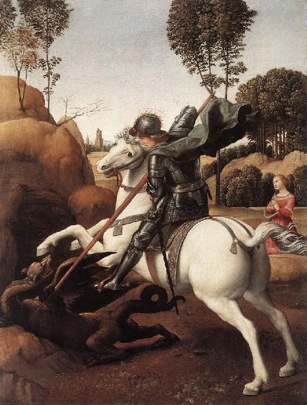 RAFFAELLO Sanzio St George and the Dragon st France oil painting art
